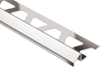 SCHLUTER EU125 RENO-U 1/2IN STAINLESS STEEL TRANSITION STRIP 8FT  NEW 1324098