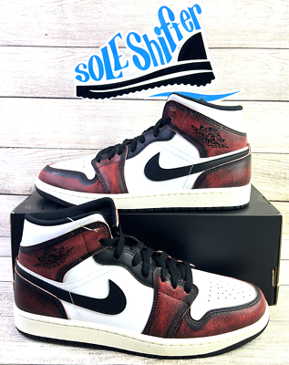 NIKE AIR JORDAN 1 MID SE **WEAR AWAY** DV9565-006 SIZE 10 NIB NO