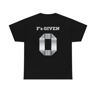 ZERO F's Given - 7 Alpha - Unisex Cotton Tee Shirt