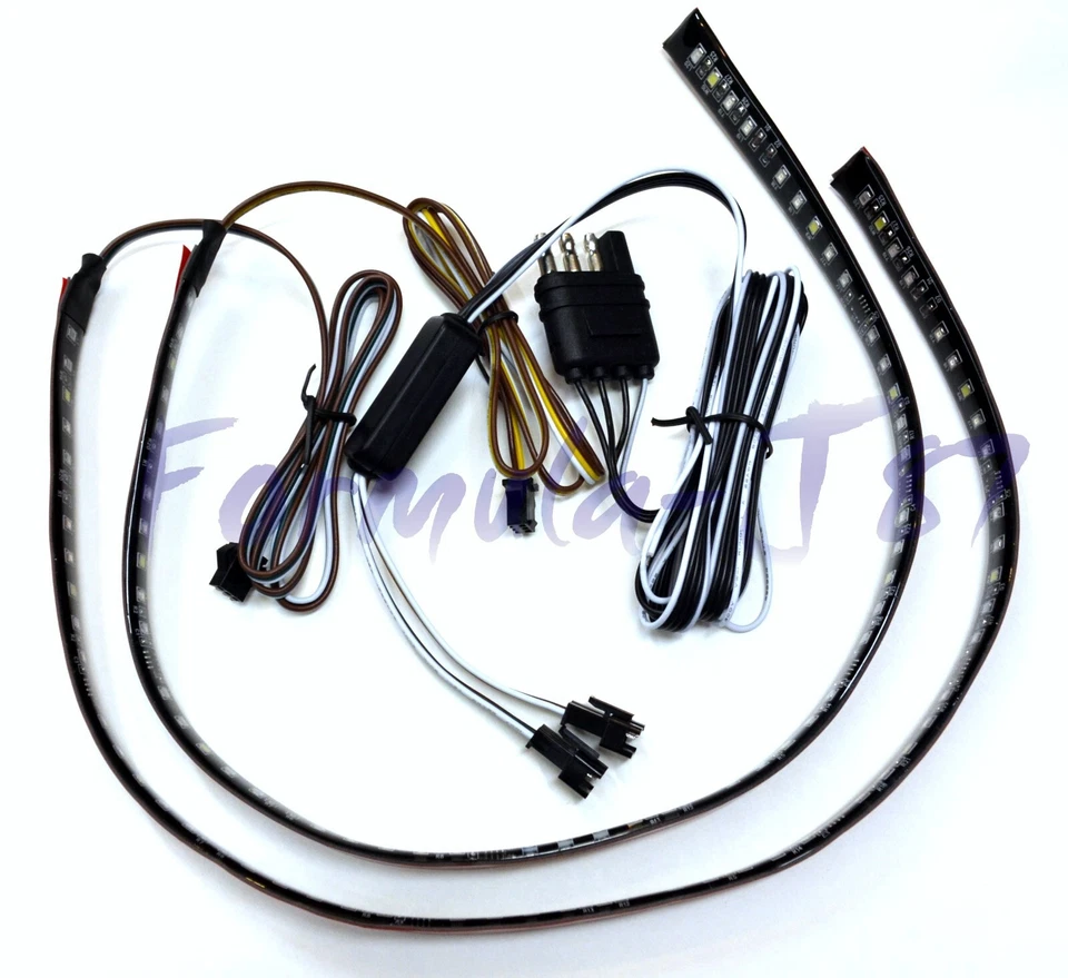 LED Strip 40in 2in1 Row Tailgate Light F Truck Turn Signal Bed Brake Stop Backup - Image 3 of 4