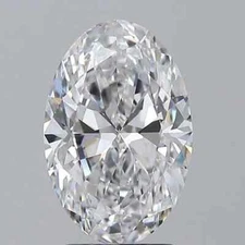 Loose CVD Lab-Grown Diamond 2.15 Ct (7x10mm) Oval -D Color, IF CLARITY Certified