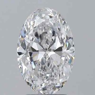 Loose CVD Lab Grown Diamond 2.15 Ct (7x10mm) Oval D Color IF CLARITY Certified