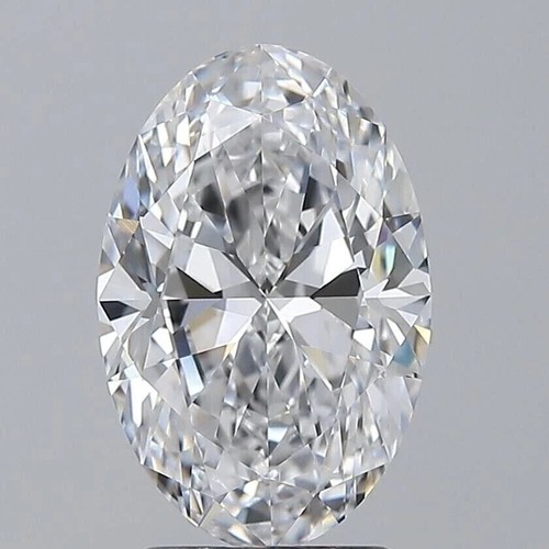 Lose CVD im Labor gezüchteter Diamant 1,70 ct (7 x 9 mm) oval -D Farbe, WENN KLARHEIT zertifiziert
