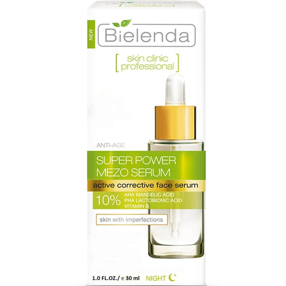Bielenda Skin Clinic Corrective Face Serum 10% AHA Mandelic Lactobionic Acid - Image 3