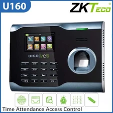ZKTeco U160 Employees Fingerprint Biometric Time Clock Machine TCP/IP WIFI