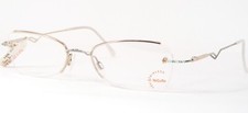 Vintage NiGuRa N 1102 C Gold /Seafoam /Lilac UNIQUE RARE EYEGLASSES 50-18-135mm