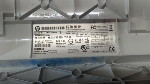 PARTS ONLY - HP Color LaserJet CP1215 USB Printer - Picture 6 of 14