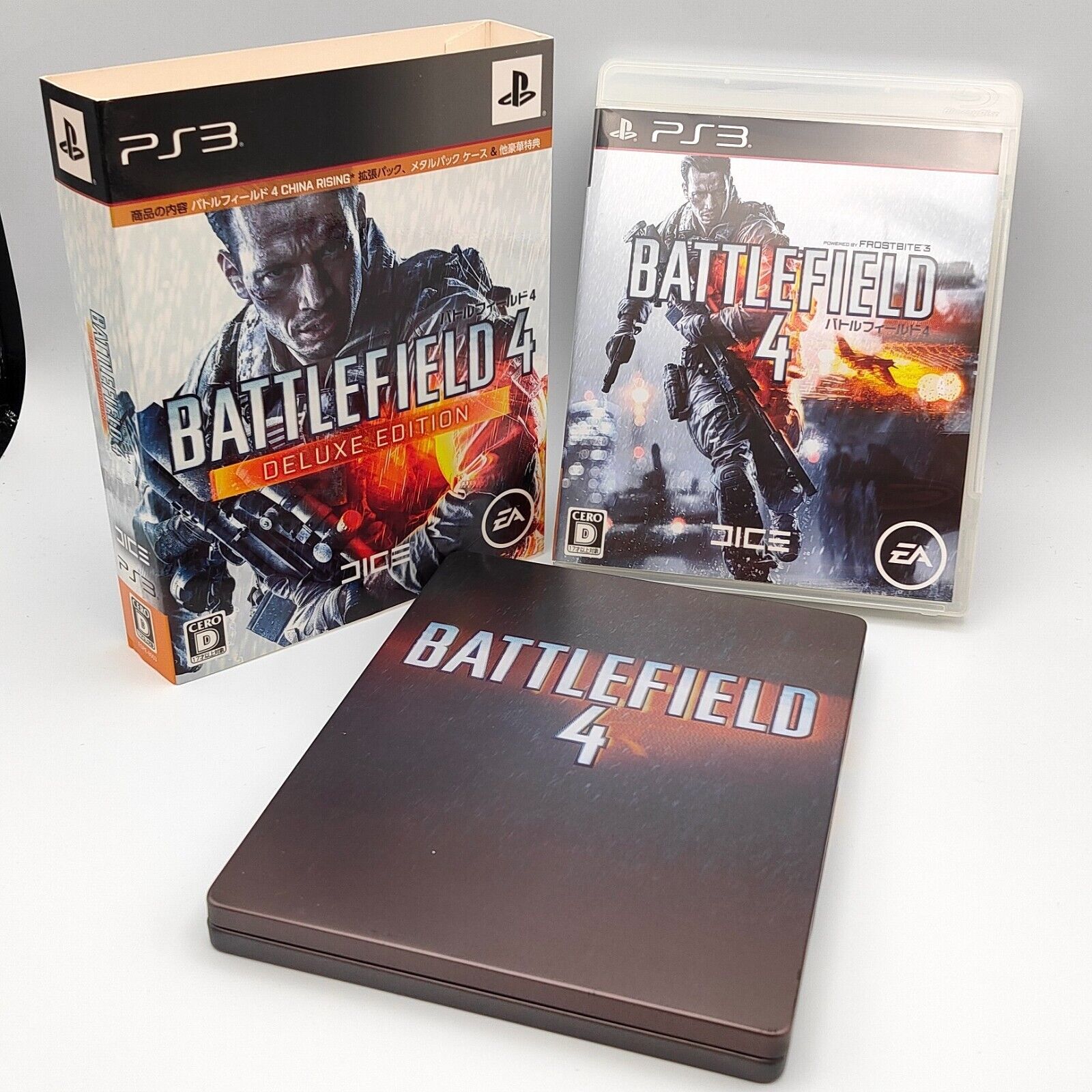 Battlefield 4 Deluxe Edition w/ Metal Pack Case, China Rising PlayStation  PS3