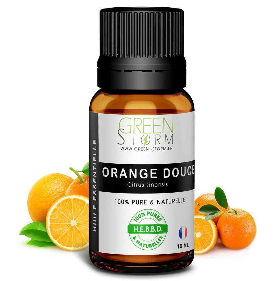 Huile essentielle Orange douce - 100% pure et naturelle - HEBBD - Green-storm