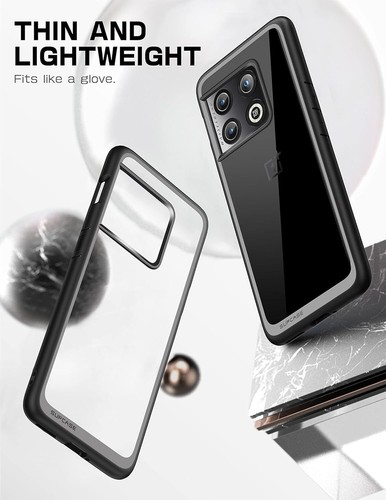 Funda Protectora Híbrida Estilo Escarabajo Unicornio Se Adapta a OnePlus 10 Pro-Negro - Imagen 2 de 7