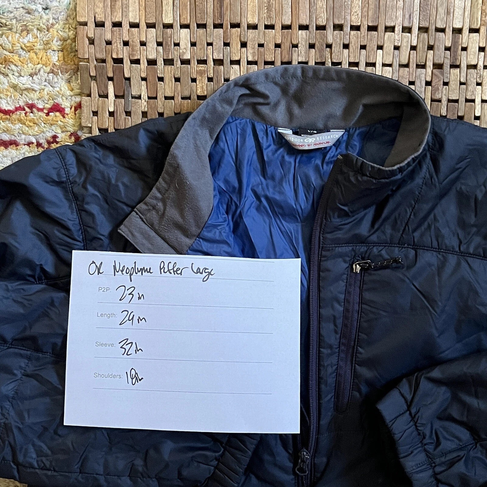 outdoor-research neoplume fleece lined puffer full zip jacket