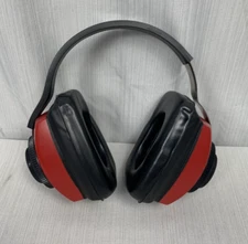 Silencio Hearing Protection, Red/Black, Adjustable ear muffs shooting protection