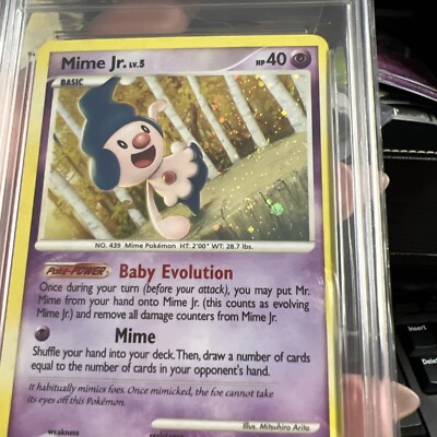 2008 Pokemon DP Mime Jr Holo #DP22 Majestic Dawn Black Star Promo
