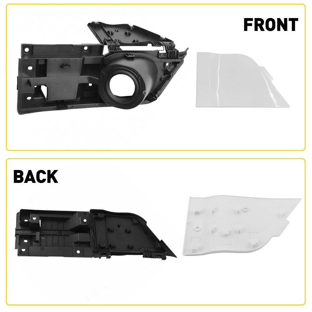 Fuel Filler Gas Cap Door Lid Housing & White Cap For 15-23 Ford Transit 150 250