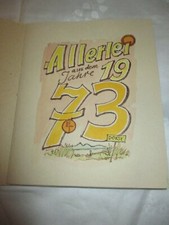 1973 K&uuml;nstler ERICH HELBIG , Burgst&auml;dt SACHSEN - DAS JAHR als Mappe