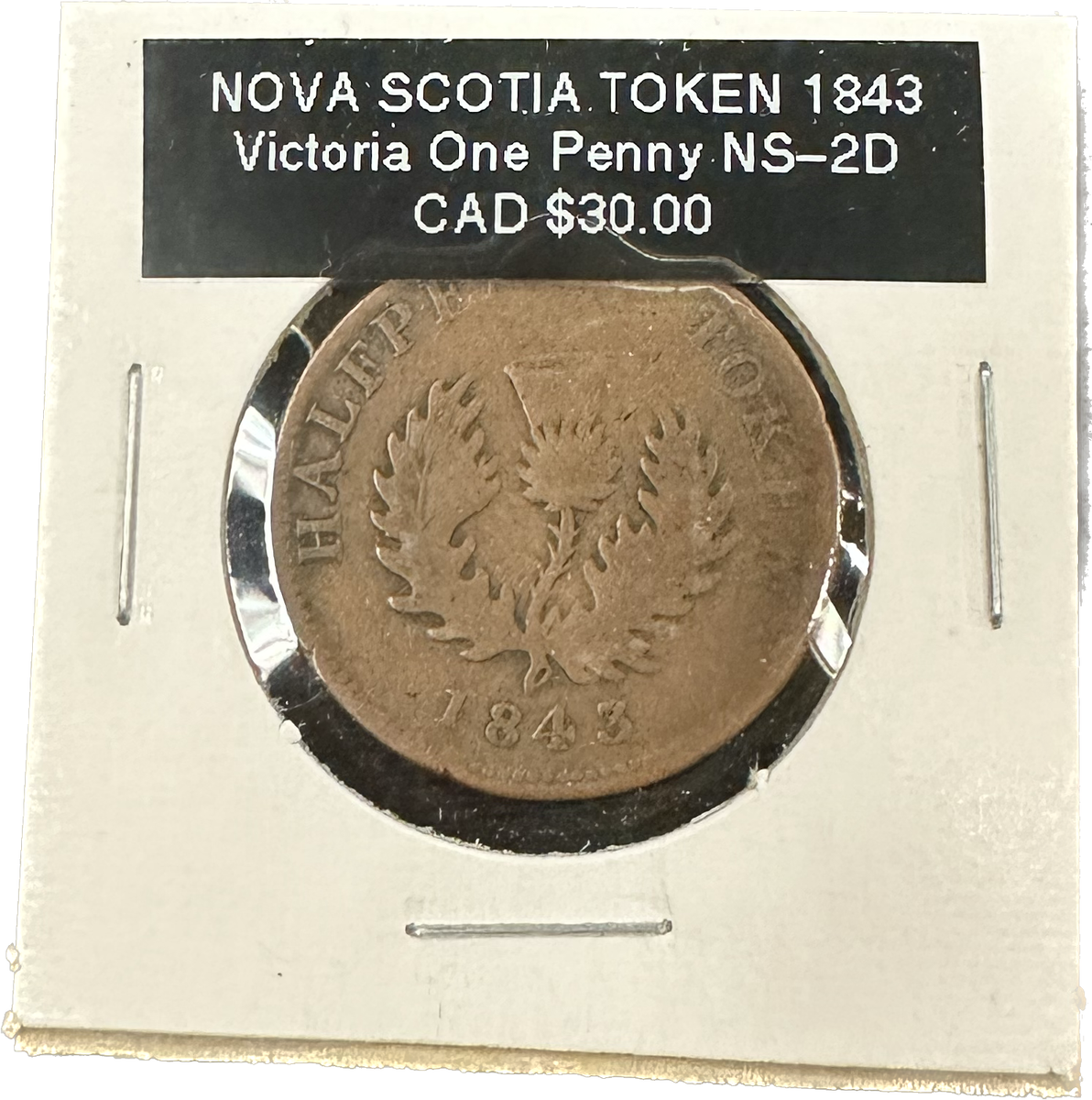 NY　16枚 Nova Scotia One Penny 1843 Victoria NS-2D Token | eBay