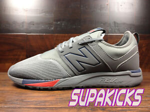 new balance men's 247 luxe shoes navy with navy & grey