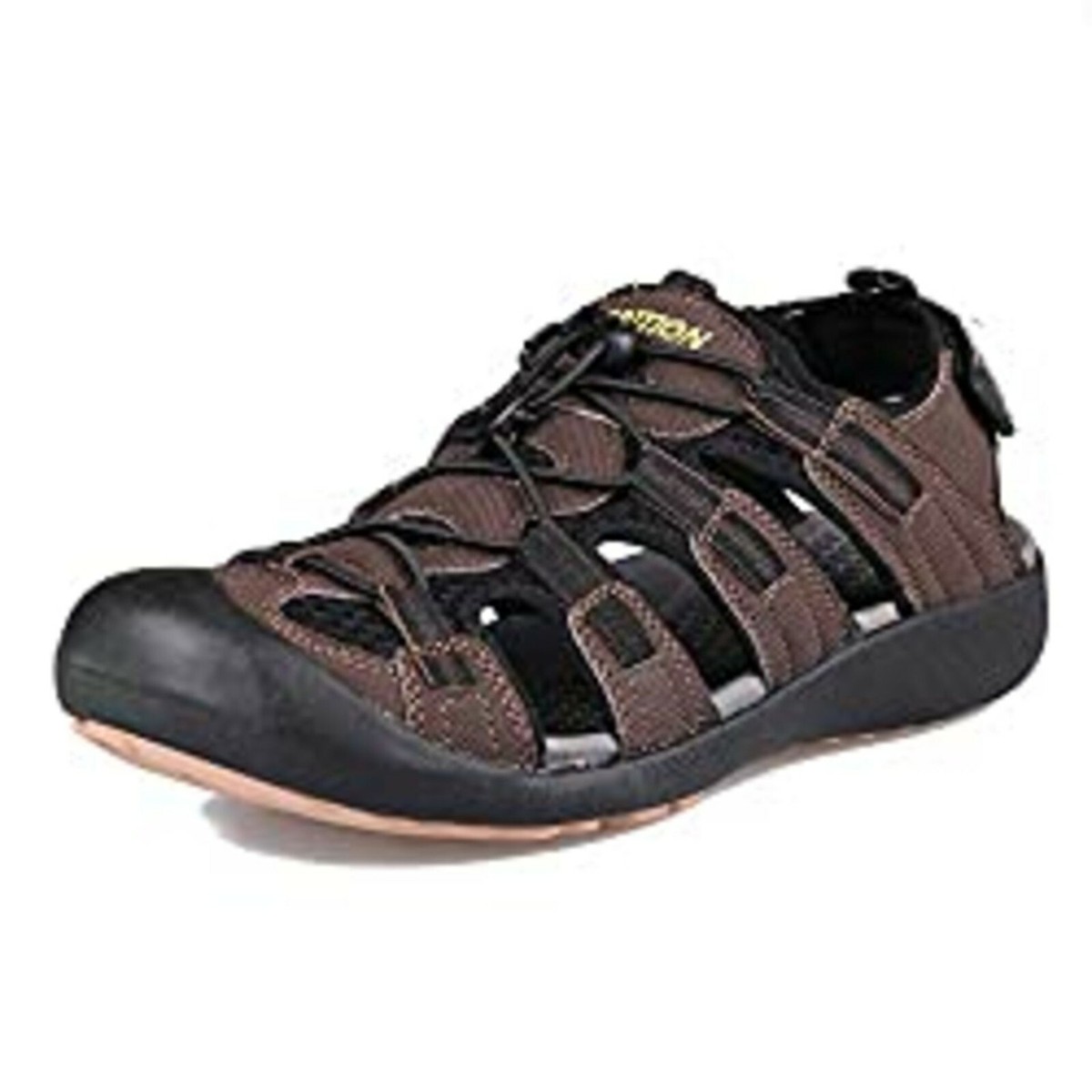 GRITION Men's Hiking Sandals Closed Toe Sports Outdoors Trekking UK UK 