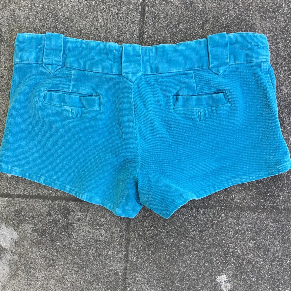 Pantalones Cortos Op Ocean Pacific Vintage Pana Para Mujer Azul Talla 5 Azul Manchado Foto 2 de 4