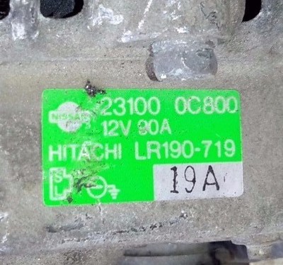 Nissan SR20 DE FWD alternator 23100 0C800 hitachi | eBay