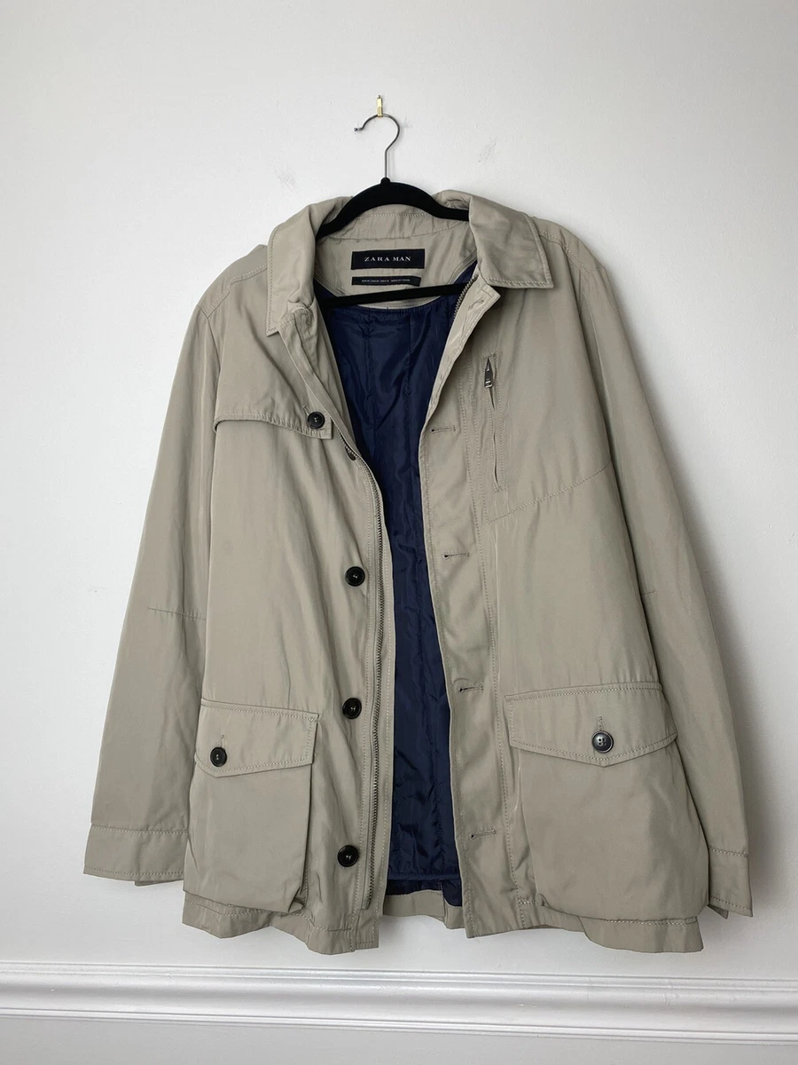 Zara waterproof 2025 trench coat