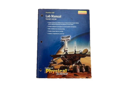 PH CA Focus on Physical Science Lab Manual Teacher's Edition | eBay