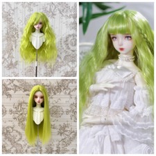 1/3 1/4 1/6 Green Long Wig Hair High Temperature Fiber For Bjd Dolls Hair Wig