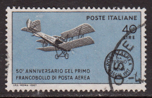 ITALIA 1967: POSTA AEREA USATO COME DA FOTO - Bild 1 von 2