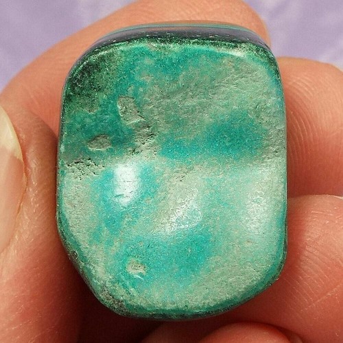 B-Klasse Chrysocolla/Malachit Tumblestone Malacolla 'Heal Rifts' 21g SN18487 - Bild 2 von 4