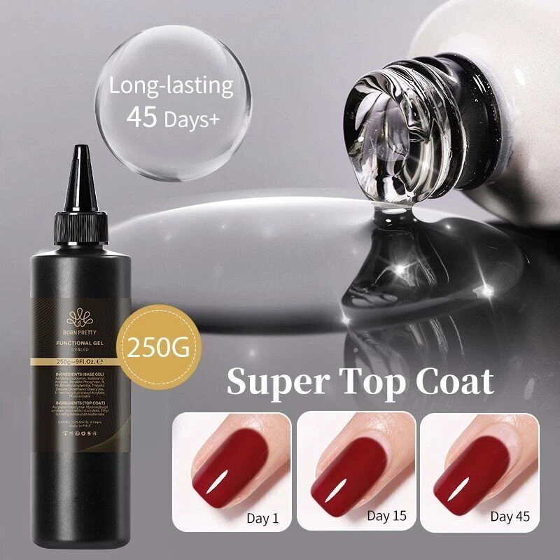 250g Base Gel Super TopCoat Matte TopCoat Gel Polish Soak Off UV LED Gel Varnish
Opens in a new wind
