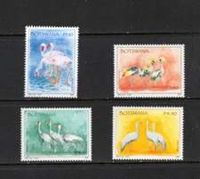 S0637   Botswana   2009   birds   4v.   MNH