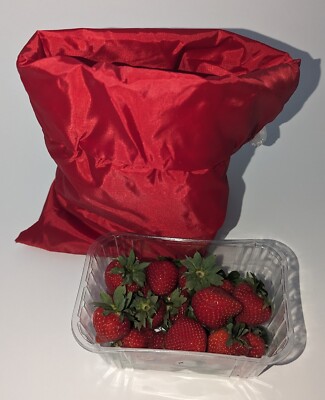 Obstlagerung Frisch bleiben bis zu 2 Wochen im Kühlschrank Gemüse Kordelzug Erdbeeren
