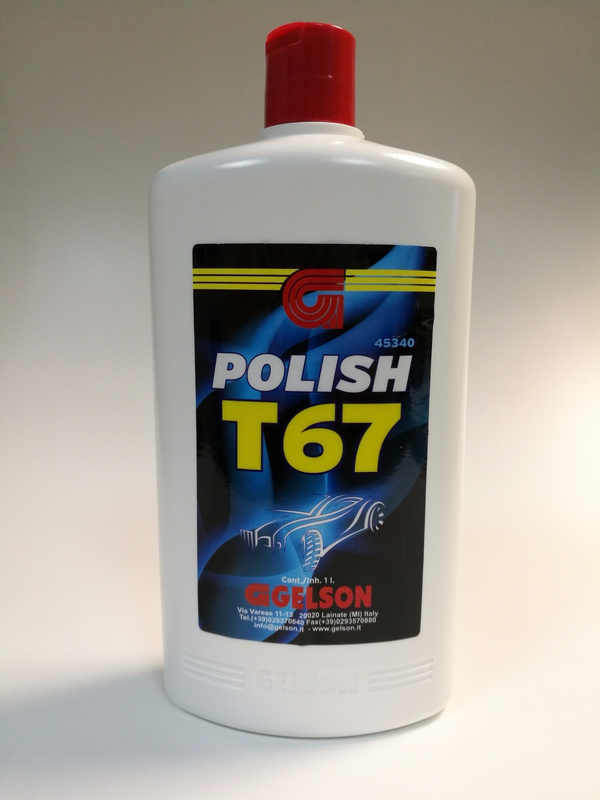 Gelson T67 Polish Chiaro 45340 1LT: Lucidare l'Auto a Casa come un Pro