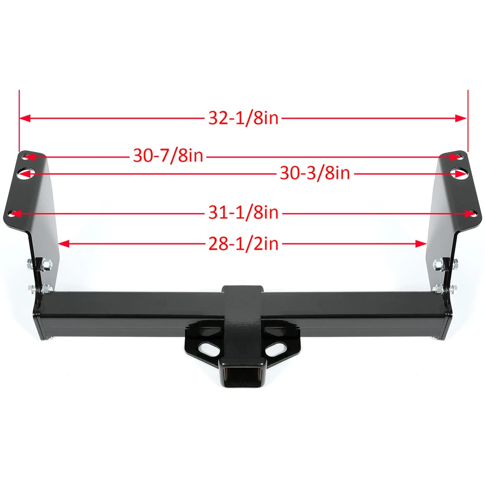 Receptor de remolque enganche clase 3 2" para Ford Ranger 83-11 Mazda serie B 94-09 Foto 2 de 4