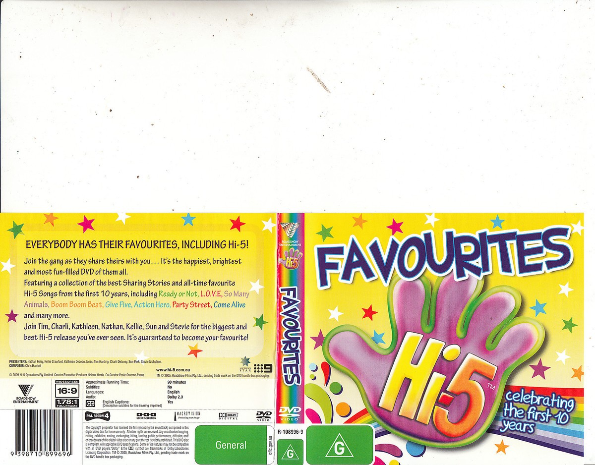 Hi.5-Favourites-2005-Celebrating The First 10 Years-Children Hi5