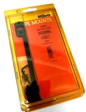 Millett Scope Mount and Screws Browning A-Bolt Turn in One Piece Base NEW