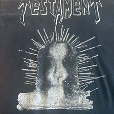 RARE '97 TESTAMENT "Demonic World Tour" Xl Vintage T Shirt