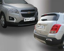 Guarnizione fendinebbia anteriore e posteriore cromata Auto Clover per Chevrolet Trax 2012 - 2016