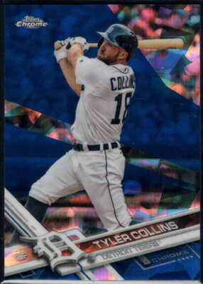 Tyler Collins 2017 Topps Chrome Sapphire Edition #687 /250 Tigers 