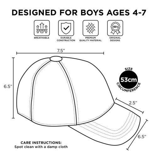 Gorra de béisbol PJ Masks para niños pequeños o niños pequeños talla 2-7 - Imagen 14 de 14