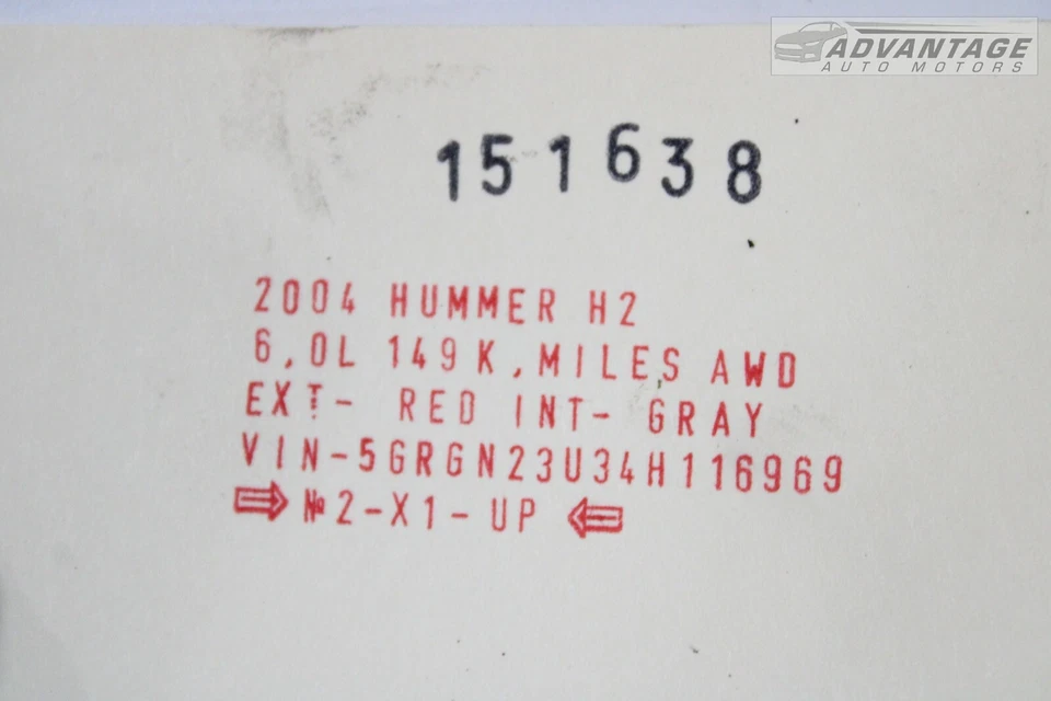 2003-2009 HUMMER H2 6.0L FRONT ENGINE INTAKE VALLEY PAN COVER OEM - Image 4 of 4