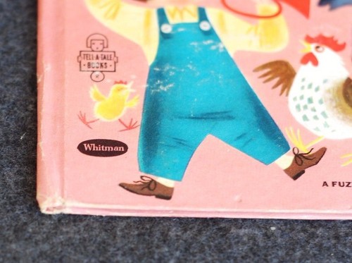 Fuzzy Friends in Mother Goose Whitman Tell-A-Tale 1952 Fuzzy Wuzzy Book - Picture 5 of 8