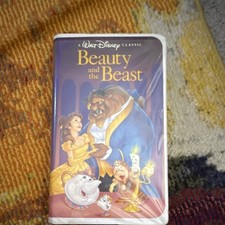 Walt Disney Beauty and the Beast Classic VHS Animation Clamshell Case