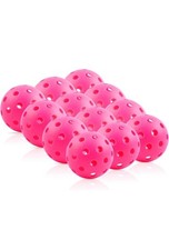 Dilli Pickleball Balls, 12 Pack pink
