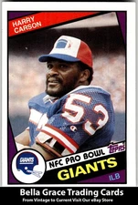 1984 Topps Harry Carson #314 New York Giants NFL Football
