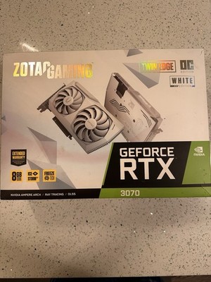 BOXONLY ZOTAC Gaming GeForce RTX 3070 Twin Edge OC White 8GB GDDR6