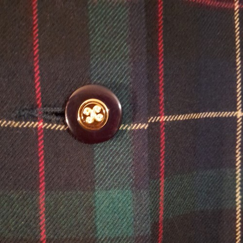 AVOCA 100% Wool Tartan Skirt and jacket Size L County Wicklow Ireland classic - Picture 5 of 17