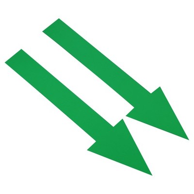 20Pcs Directional Arrow Sticker Self Adhesive Floor Decal Marking Sign Green
