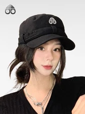 Moose Knuckles men's and women's duckbill hats with big heads