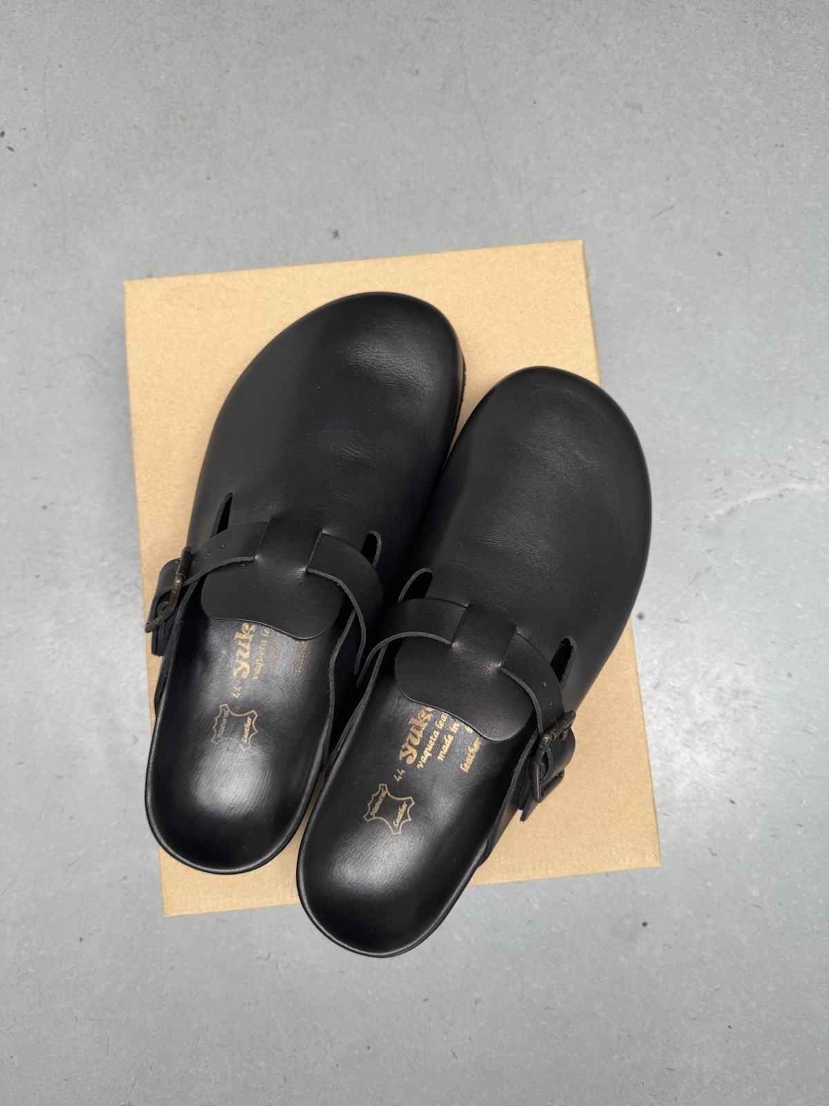 Yuketen Sal Bostonian Sandals, Black Vegeta Leather, size 44/UK 10 BNWB RRP £505 image 3